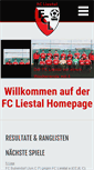 Mobile Screenshot of fcliestal.ch